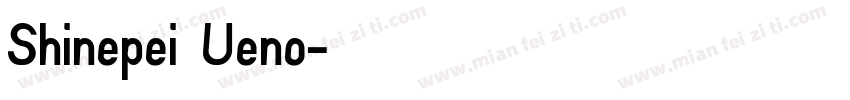 Shinepei Ueno字体转换